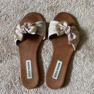 Steve madden bow slides